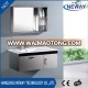 Wholesale stainless steel face wash cabinet basin with side cabinet