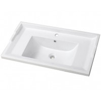 Beelee Porcelain Sink Bowl Ceramic Hand Wash Basin For Cabinet