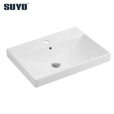 All Sizes Solid Surface Bathroom Cabinet Sink Sanitaryware Countertop Ceramic Wash Basin