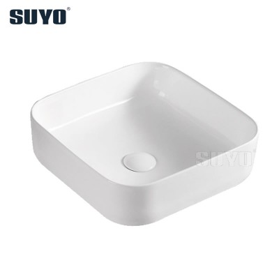 New design bowl sink square wash basin bathroom porcelain sinks Above counter basin