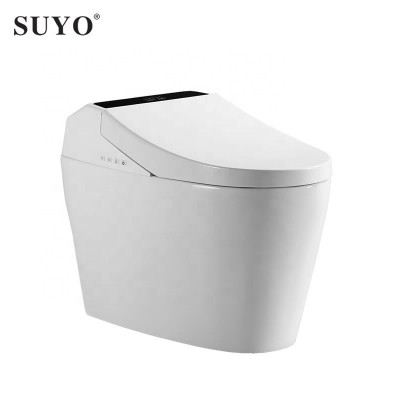 Luxury hotel automatic drying remote control vortex instant heating intelligent smart toilet