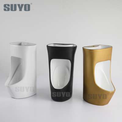 New Arrival Bathroom Gold Color Ceramic Wall Hung Male Toilet Urinal with Wash Basin