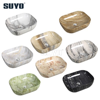 Countertop Marble Stone Ceramic Wash Hand Basin Bathroom Vessel Sinks Face Bowls