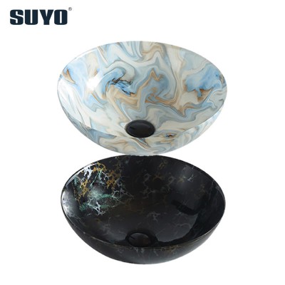 Marble Stone counter top Mount Granite Stone Basin round shape wash basin