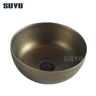 SUYO Countertop Marble Stone Decal Ceramic Wash Hand Basin Bathroom Vessel Sinks Face Bowls