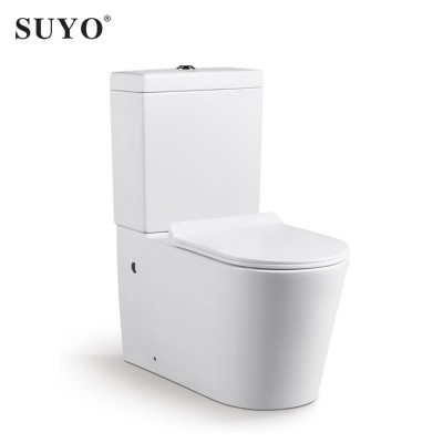 Sanitary Ware Ceramic Suites Freestanding Bathroom Two Piece WC Toilet