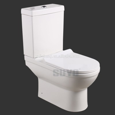 European and Watermark toilet Five Star Hotel Bathroom two piece siphonic Toilet