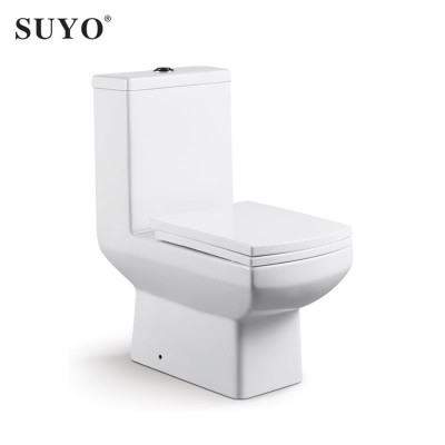 Good quality sanitary ware one piece s-trap india market square toilet water closet price