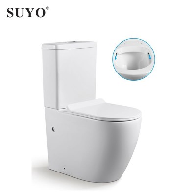 Bathroom fittings two piece ceramic sanitary ware Wc closetool washroom toilet