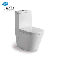 B-P3057 Professional low price dual-flush p trap sanitary ware floor mounted two piece toilet